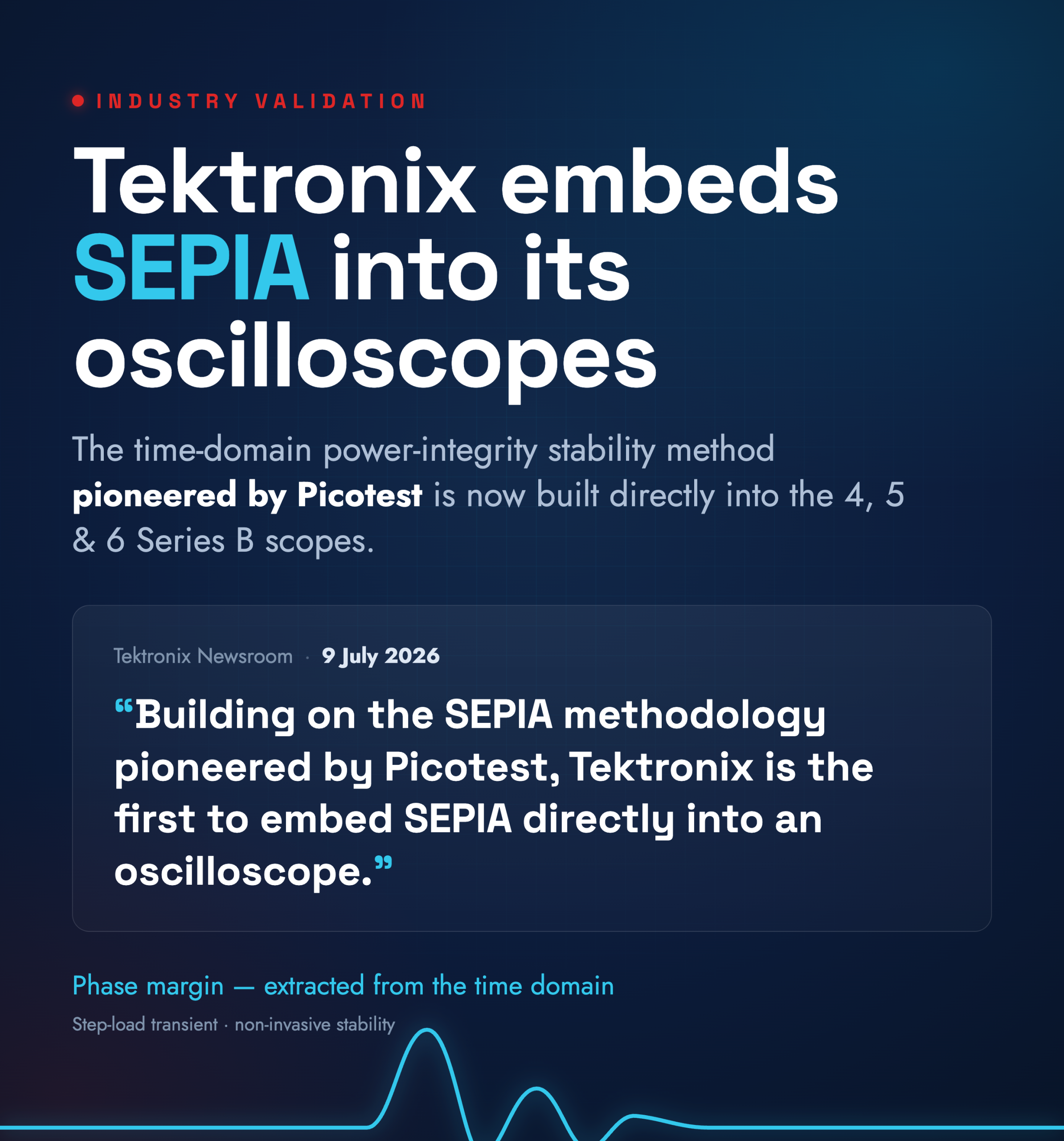 SEPIA and Tektronix